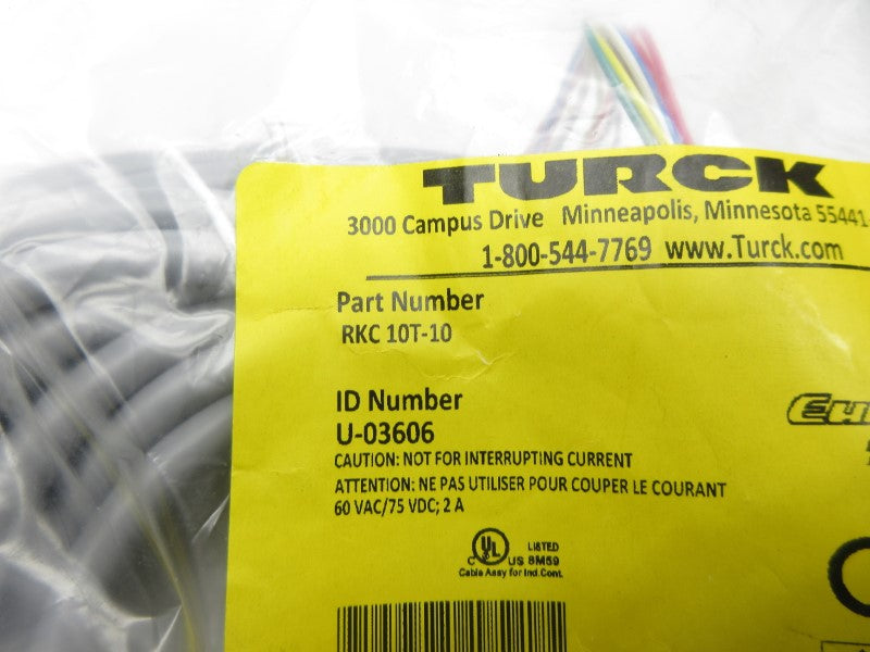 TURCK RKC10T-10 60VAC 2A NSMP