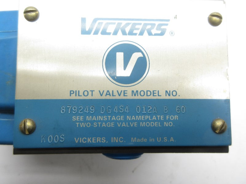 VICKERS DG4S4012AB60 879249 110/120V .85/.69A NSNP