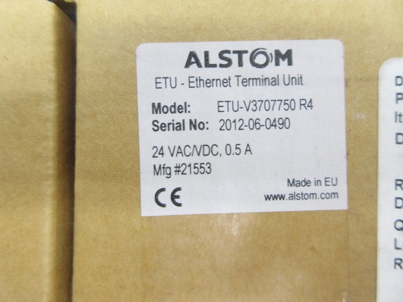 ALSTOM ETU-V3707750R4 24VAC/DC 0.5A NSMP