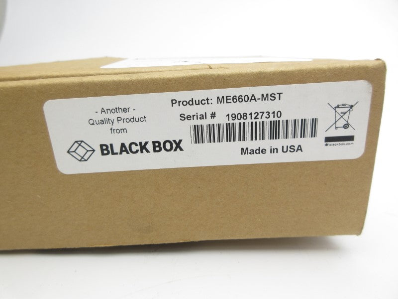 BLACK BOX ME660A-MST 9VDC 1.0A NSMP