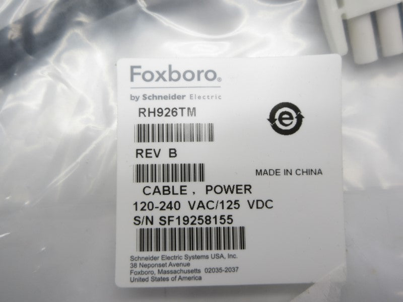 FOXBORO RH926TM REV. B 120-240VAC NSMP
