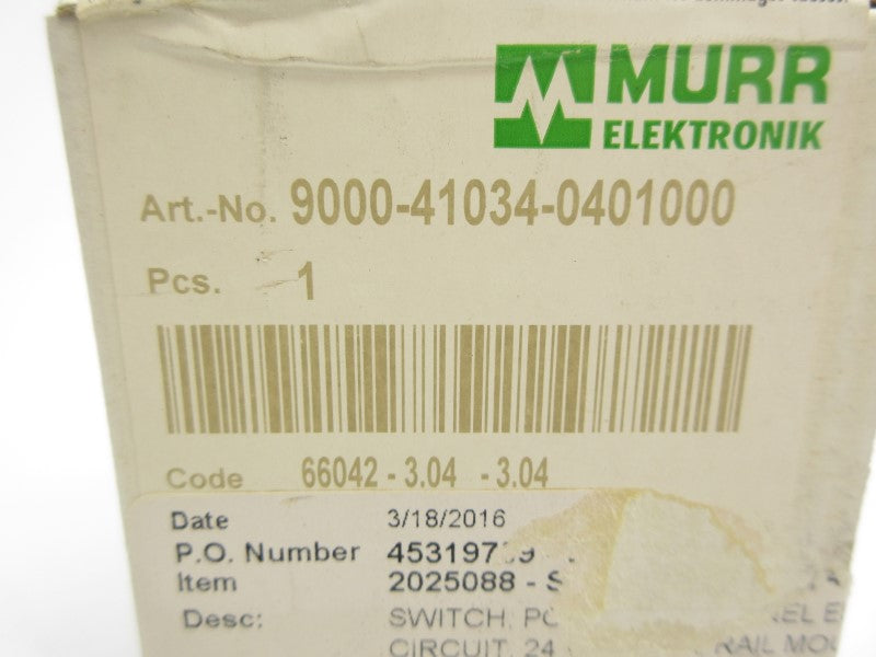 MURR ELEKTRONIK 9000-41034-0401000 NSFS