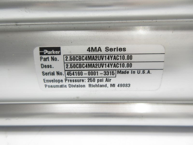 PARKER 2.50CBC4MA2UV14YAC10.00 250PSI NSNP