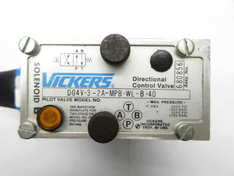 VICKERS DG4V32AMPBWLB40 110VAC 115/120VAC 5000PSI NSNP