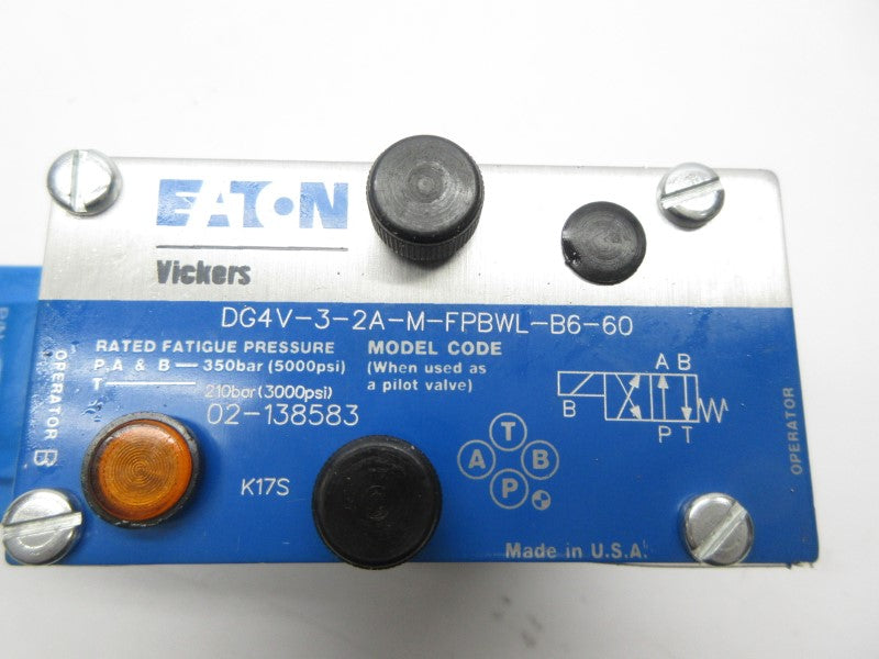 EATON DG4V32AMFPBWLB660 02-138583 110/120V 5000PSI NSNP