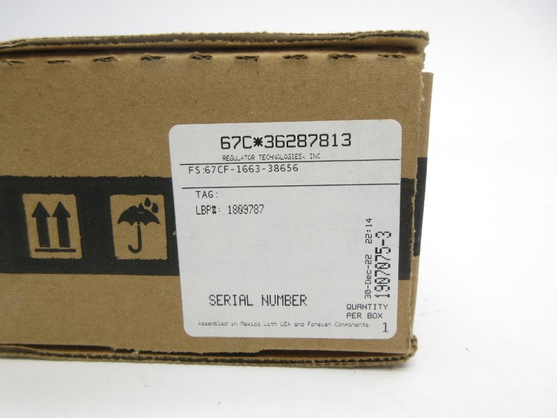 FISHER 67CF-1663-38656 0-60PSI NSMP