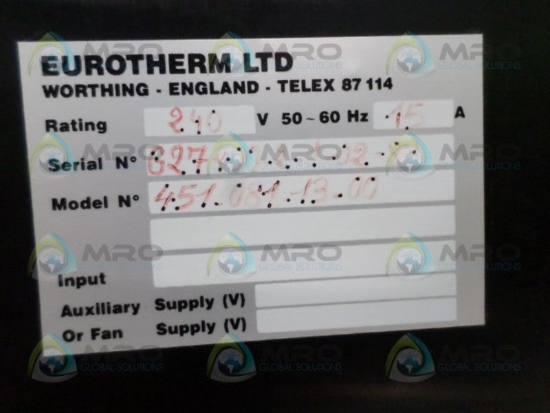 EUROTHERM 451-081-13-00 POWER CONTROLLER NSNP