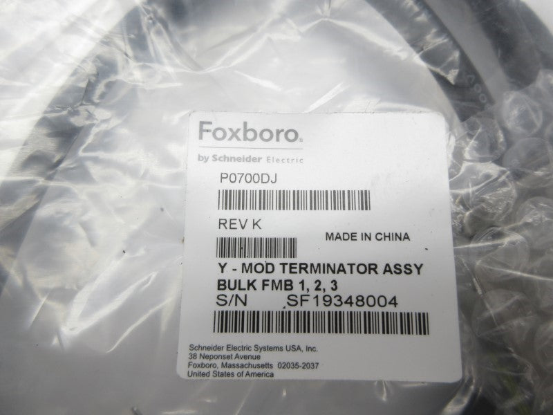 FOXBORO P0700DJ FBM1,2,3 REV. K NSMP