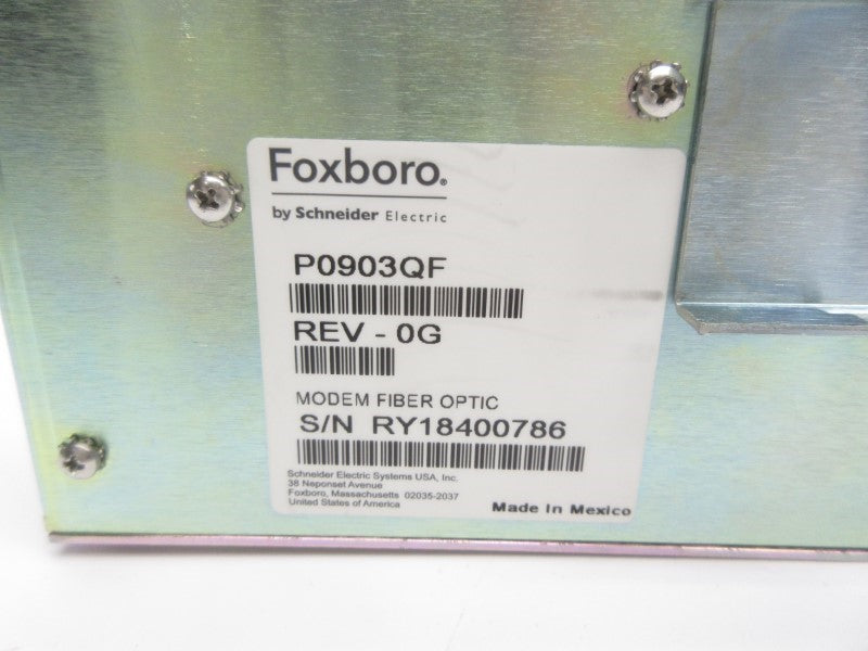 FOXBORO P0903QF REV. 0G NSNP