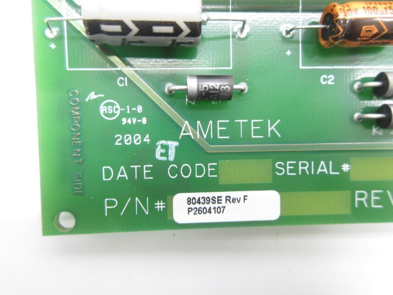 AMETEK 80439SE REV. F NSNP