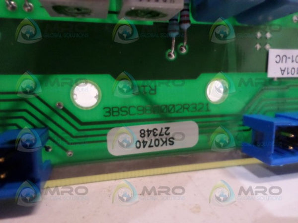 ABB YM222001-UC 3BSC980002R321 CIRCUIT BREAKER  UNMP