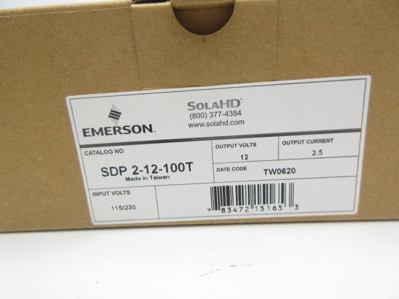 EMERSON SDP2-12-100T 115/230V 0.7/0.4A NSMP