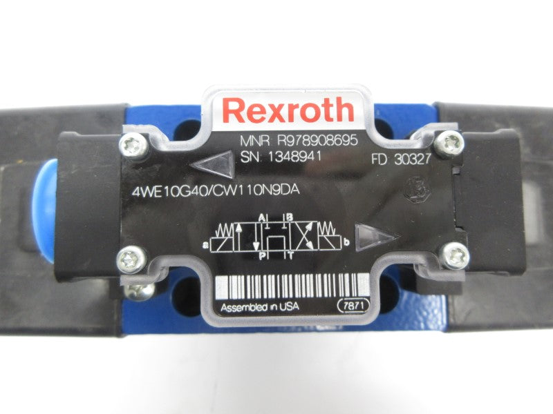 REXROTH 4WE10G40/CW110N9DA R978908695 110/120V NSNP