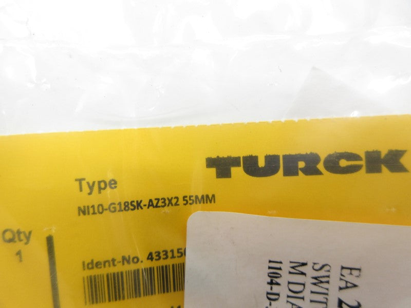 TURCK NI10-G18SK-AZ3X255MM 20-250VAC NSMP