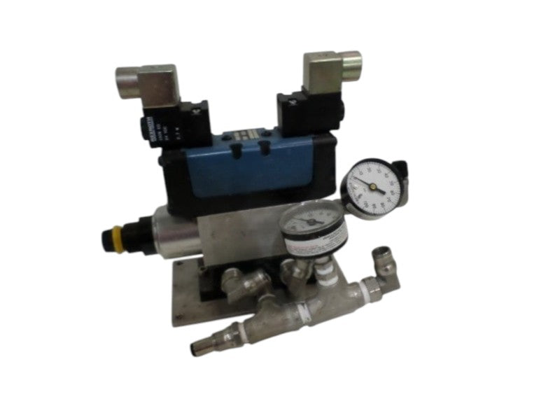 REXROTH P29879 SOLENOID VALVE (AS PICTURED) UNMP