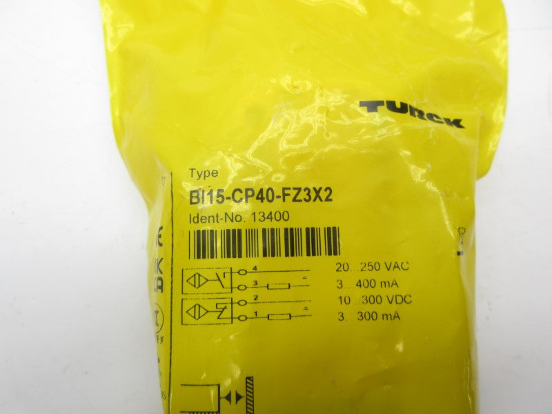 TURCK BI15-CP40-FZ3X2 13400 20-250VAC NSMP