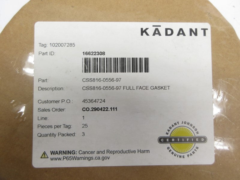 KADANT 16622308 (PKG OF 3) NSFS
