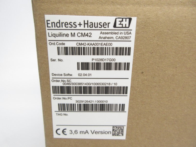 ENDRESS+HAUSER CM42-KAA001EAE00 30VDC NSMP