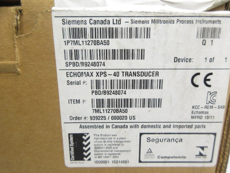 SIEMENS 7ML11270BA50 NSMP