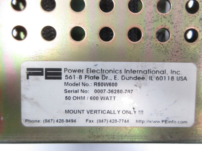 POWER ELECTRONICS R50W600 NSNP