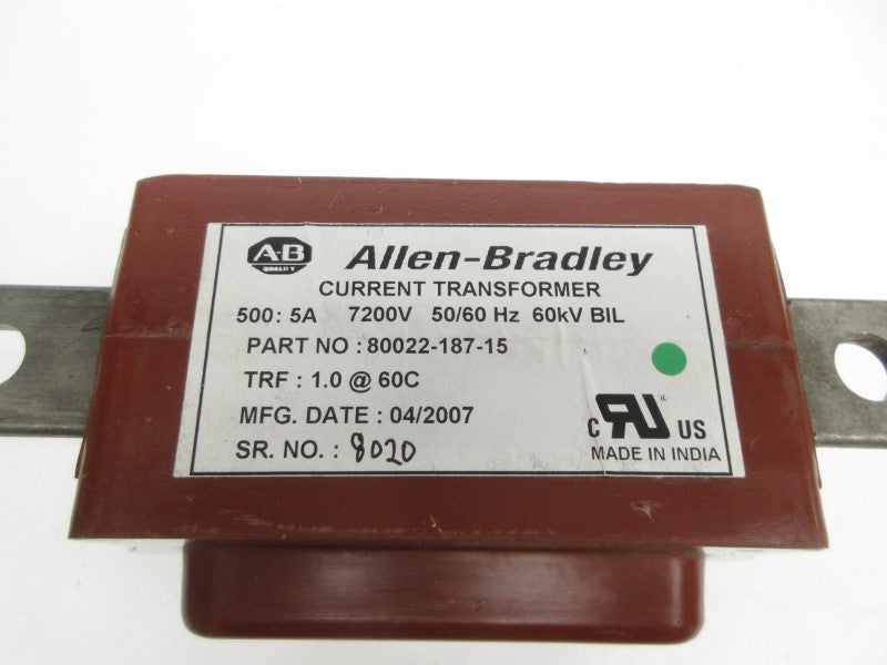 ALLEN BRADLEY 80022-187-15 7200V 500:5A NSNP
