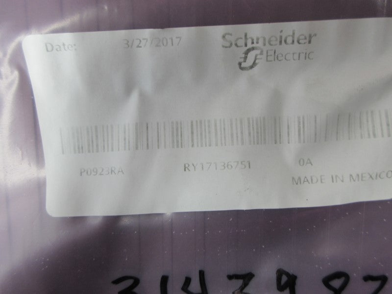 SCHNEIDER ELECTRIC P0923RA REV. 0A NSMP