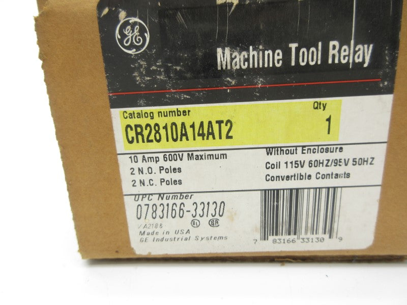 GENERAL ELECTRIC CR2810A14AT2 110/120V 10A NSMP