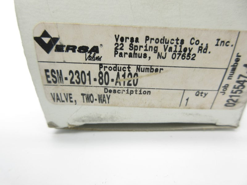 VERSA ESM-2301-80-A120 100/120V 0-100PSI NSMP