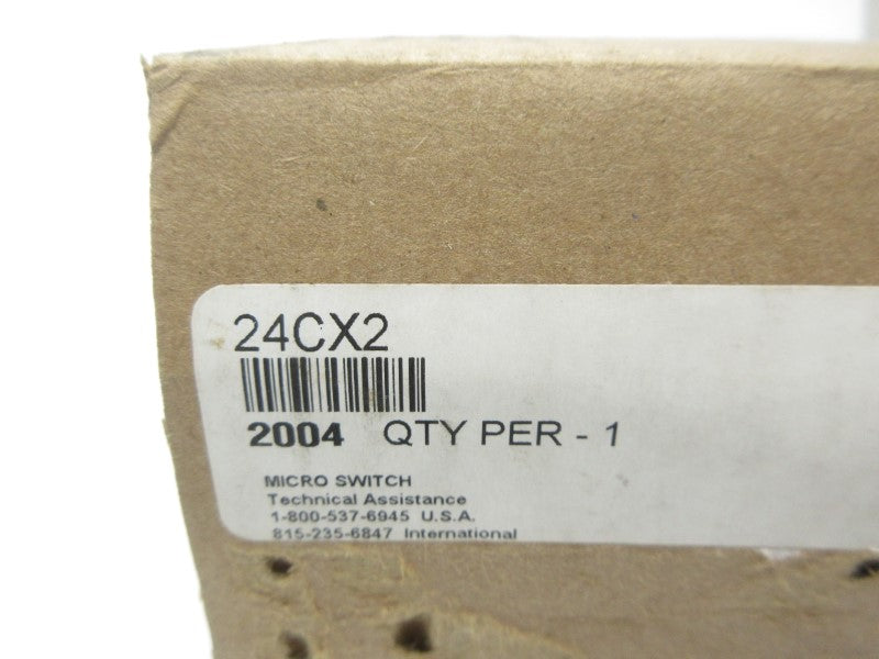 MICRO SWITCH 24CX2 250VAC 10A NSMP