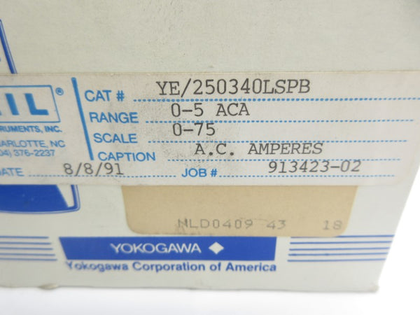 YOKOGAWA YE/250340LSPB 0-5ACA NSMP
