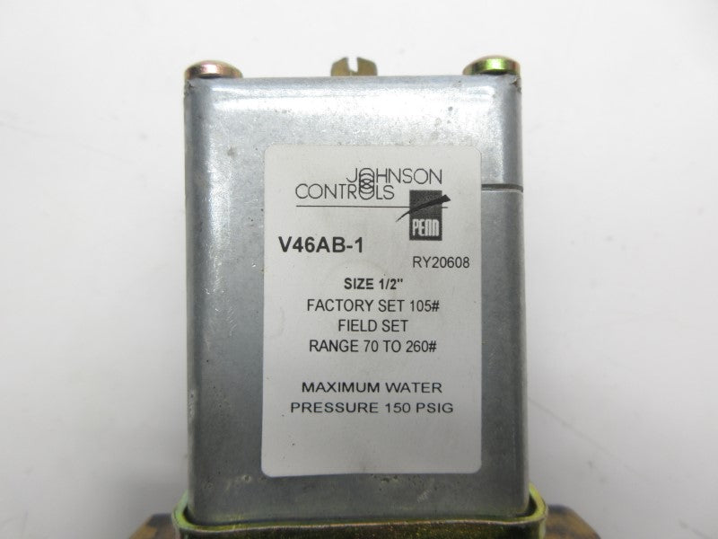 JOHNSON CONTROLS V46AB-1 150PSI 1/2" NSNP