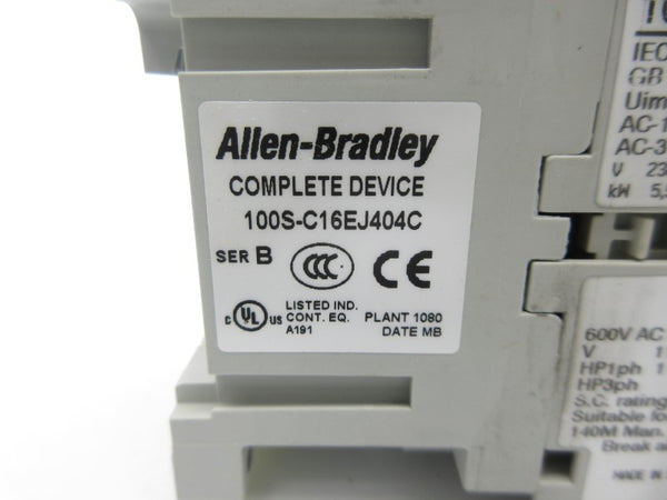 ALLEN BRADLEY 100S-C16EJ404C SER. B 24VDC NSNP
