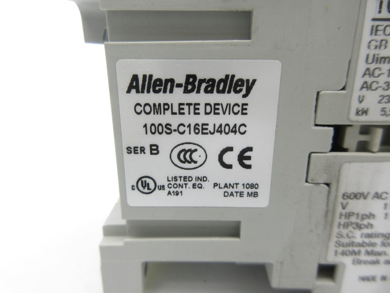 ALLEN BRADLEY 100S-C16EJ404C SER. B 24VDC NSNP