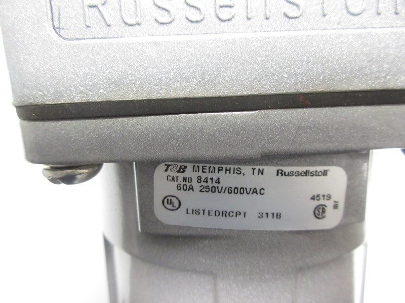 RUSSELLSTOLL 8414 250/600VAC 60A UNMP
