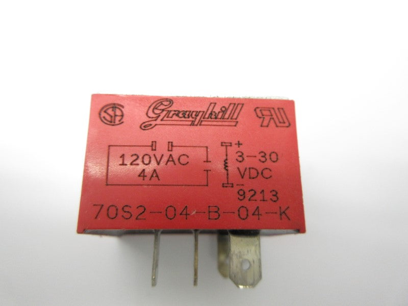 GRAYHILL 70S2-04-B-04-K 120VAC 4A NSNP