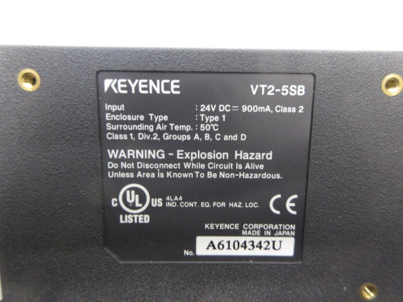 KEYENCE VT2-5SB 24VDC NSNP