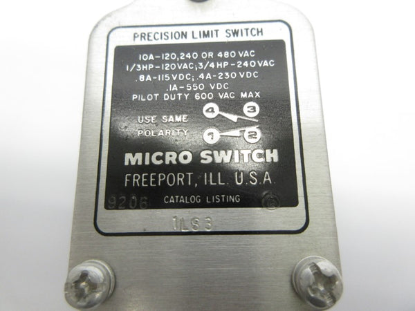 MICRO SWITCH 1LS3 600VAC 10A NSNP