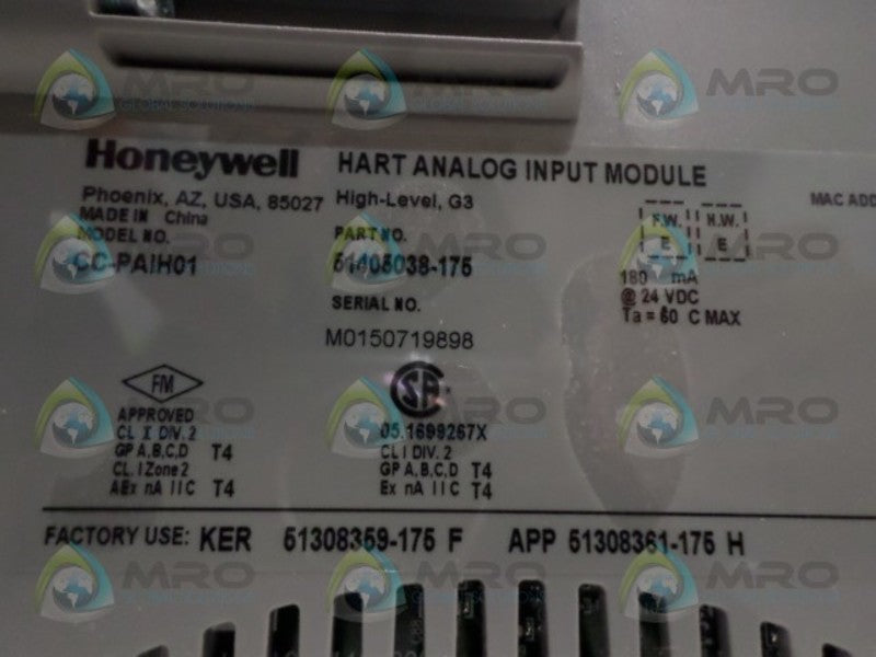 HONEYWELL CC-PAIH01 51405038-175  NSNP