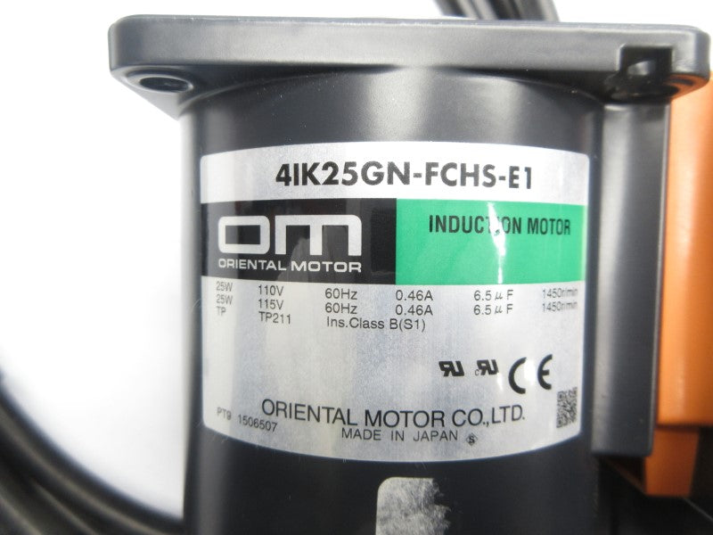ORIENTAL MOTOR 4IK25GN-FCHS-E1 110/115V 0.46A NSNP