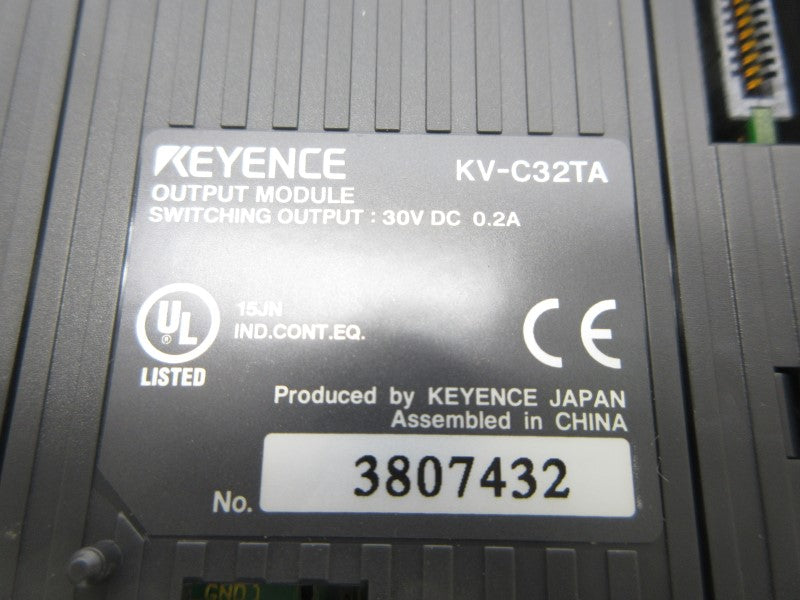KEYENCE KV-C32TA 30VDC 0.2A NSNP