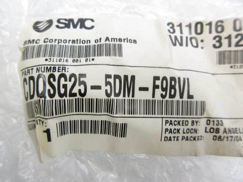 SMC CDQSG25-5DM-F9BVL 145PSI NSMP