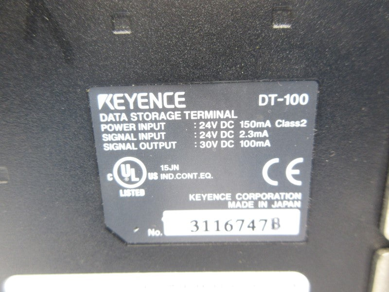 KEYENCE DT-100 24VDC NSNP