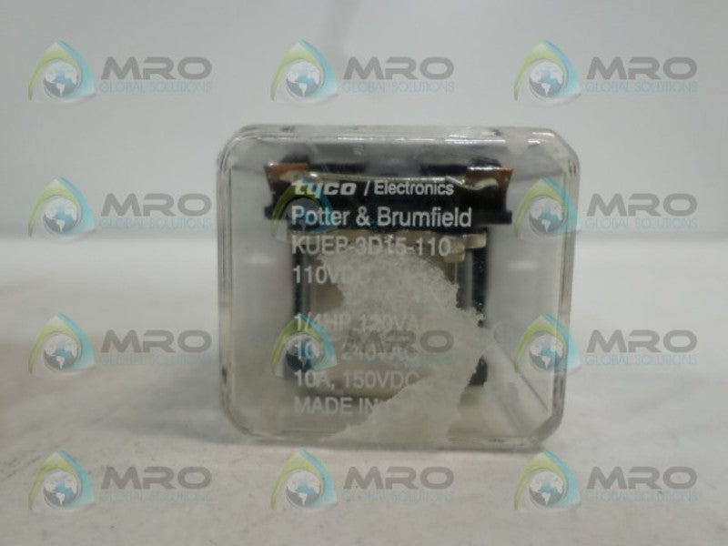 TYCO ELECTRIC KUEP-3D15-110 RELAY 110VDC UNMP