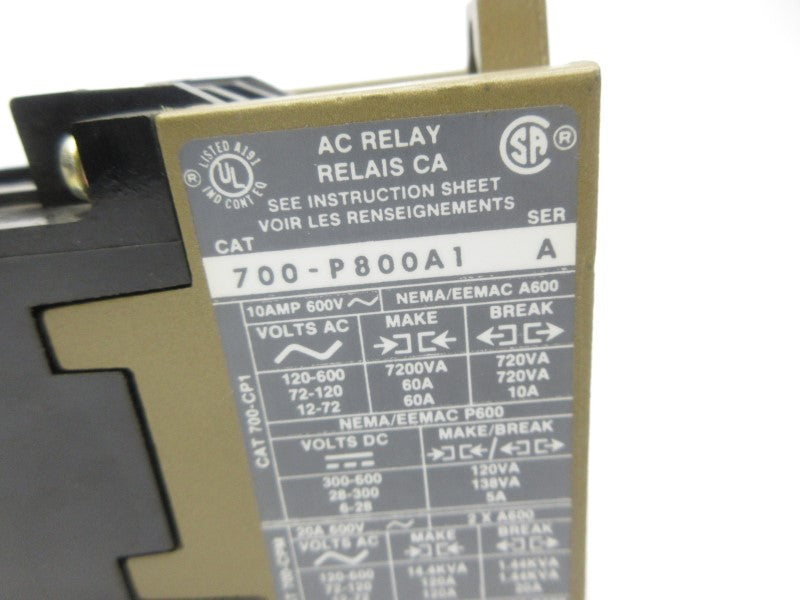ALLEN BRADLEY 700-P8001 SER. A 110/115-120V NSNP
