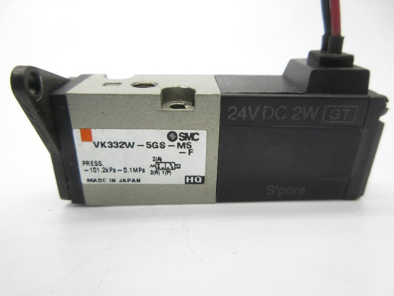 SMC VK332W-5GS-M5-F 24VDC UNMP