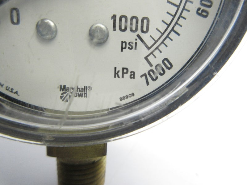 MARSHALL TOWN 86909 0-1000PSI UNMP