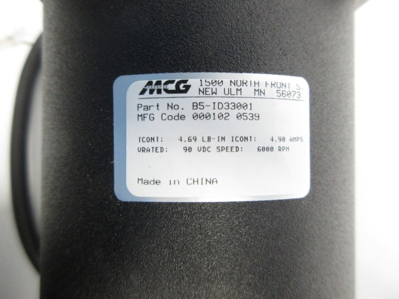 MCG B5-ID33001 90VDC 4.90A NSNP