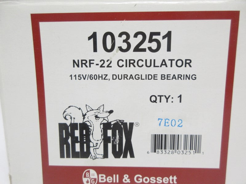 BELL&GOSSETT 103251 MRF-22 115V NSMP