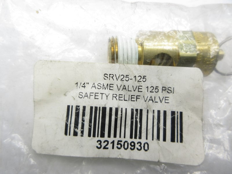 ASME SRV25-125 1/4" NSMP