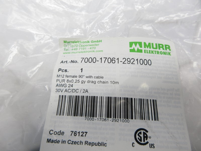 MURR ELEKTRONIK 7000-17061-2921000 30VAC/DC 2A NSMP